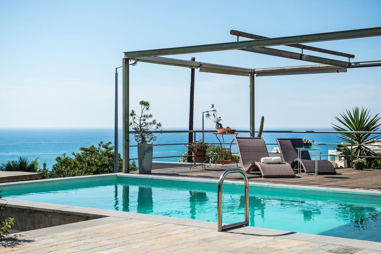 Artistic Pool Private Villa Chania  Luaran gambar